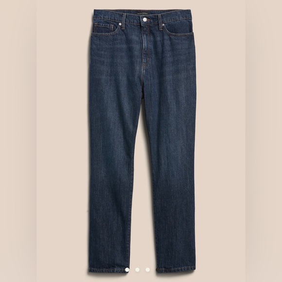 NWT. Banana Republic Factory Curvy Straight Jeans Size 27 - Picture 4 of 14